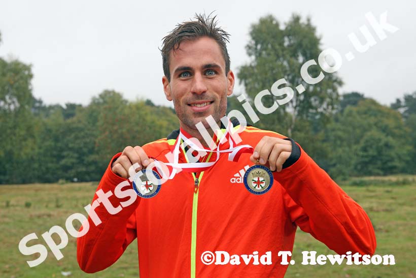 Ryan McLeod (Tipton) ran the fastest leg of the day in the senior mens 6 stage relay at the ERRA Mens 6 and Womens 4 Stage Road Relays, Sutton Park, Birmingham Road Relays.